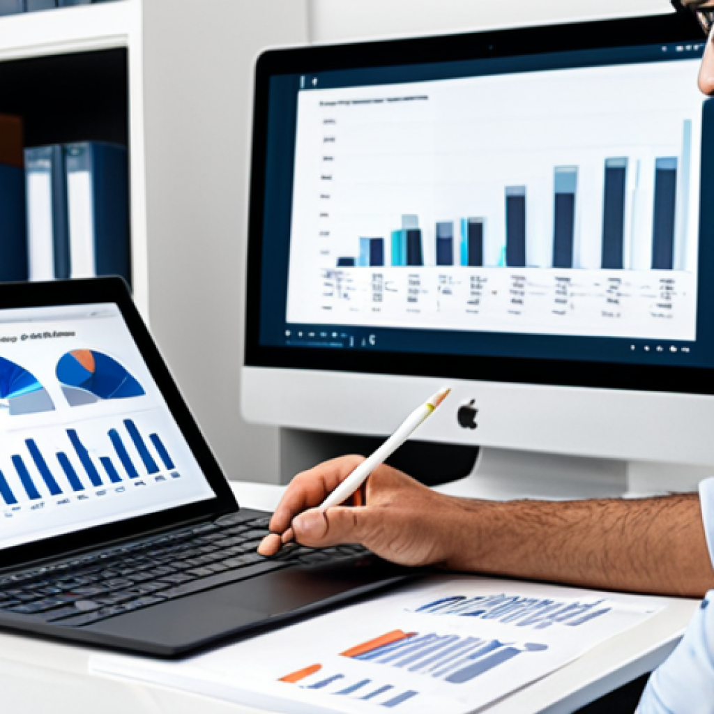 A diligent professional, fully clothed in a modest business outfit, intensely focused on a laptop displaying complex data analysis charts, with open CPA study textbooks and a tablet showing interactive educational content on a clean, modern desk. The background is a well-lit, quiet study room with a contemporary design, emphasizing dedication and forward-thinking in accounting. perfect anatomy, correct proportions, well-formed hands, proper finger count, natural body proportions, natural pose, professional photography, high quality, safe for work, appropriate content, professional.