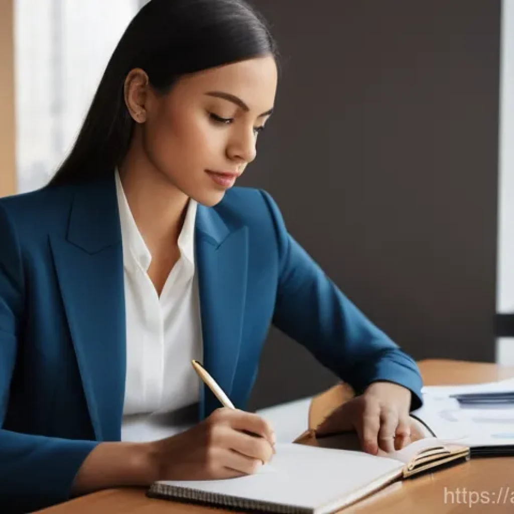 CPA 빅4 면접 질문 대비법 - **Prompt:** A diverse, well-dressed professional (e.g., a woman in a tailored blazer or a man in a s...