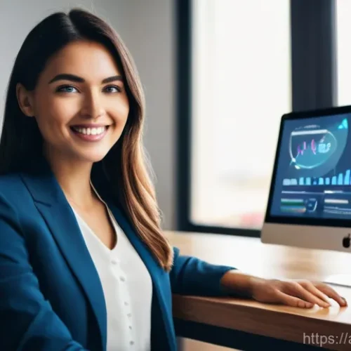 Home 25 CPA와 비즈니스 파트너십 - **Prompt 1: Digital Marketing Success**
"A vibrant, high-definition image of a young professiona...